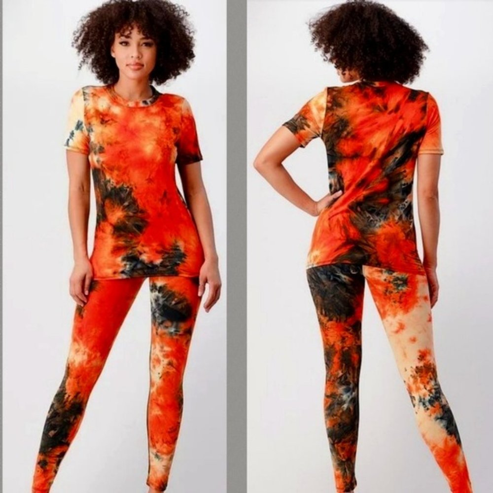 Tie Dye Super soft pant & shirt set
